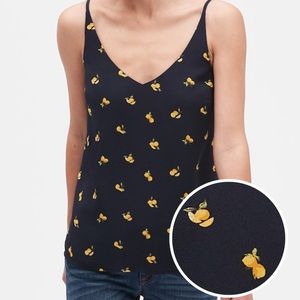 NWT Banana Republic Lemon Print 🍋 Tank Top